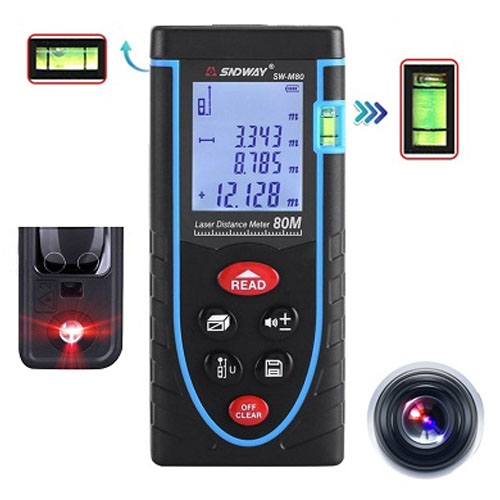 Máy Đo Khoảng Cách Sndway SW-M80 đo xa 80m